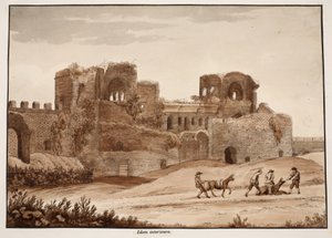 Intérieur de la Porta Asinaria, 1833